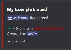 Example Embed
