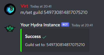 Setting Main Guild