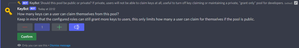 Number of Keys