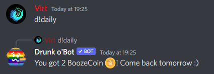 Daily BoozeCoin