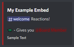 Example Embed