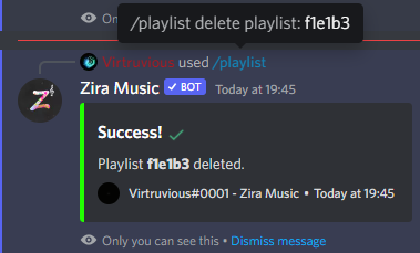 Deleting a Playlist