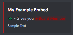 Example Embed