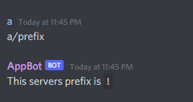 prefix command